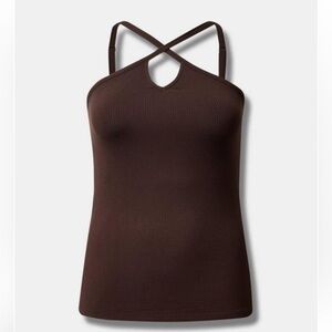 TORRID ribbed cross cross tank